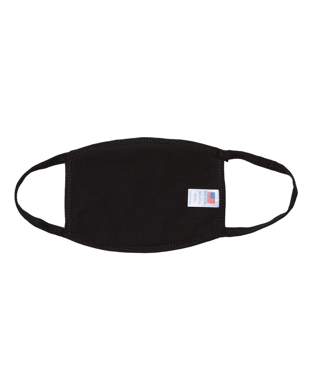 Bayside 1900 - USA-Made 100% Cotton Face Mask 25/PACK